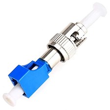 KELUSHI Single Mode 9/125 SM ST Male to LC Female Hybrid Optical Fiber Adapter C