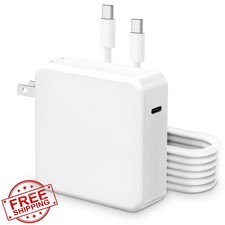 100W USB C Charger for MacBook Pro Air iPad, Fast Charge Type C Power Adapter