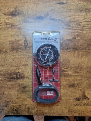 #ad Sears Vacuum Gauge 2179 Checks Manifold Fuel Pump Pressure New $24.99