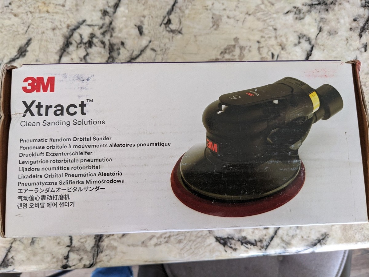 NEW 3M Xtract Pneumatic Random Orbital Sander 88956 6