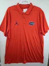 Florida Gators Nike Jumpman Men's XL Orange Dri-Fit Polo Shirt NWT 2025
