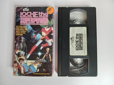 Locke The Superpower Superman Anime (VHS 1987) Celebrity's Just For Kids Movie