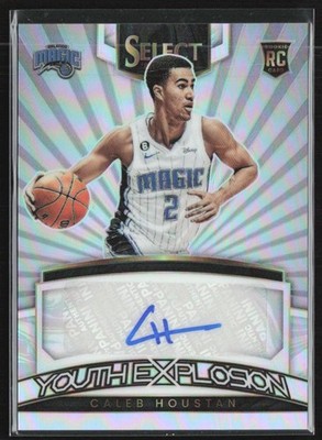 Caleb Houstan 2022-23 Panini Select Youth Explosion Signatures RC Auto #YES-CHS