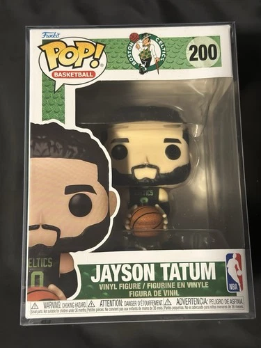 Funko Pop! NBA Boston Celtics - Jayson Tatum #200 w/ Pop Protector DAMAGED