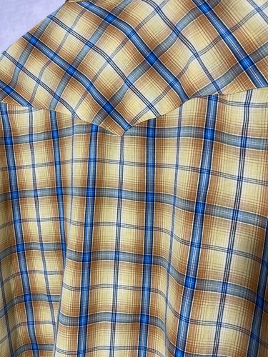 Wrangler Western Shirt Men's Pearl Snap Long Sleeve Check Size XL #41 - Picture 8 of 8