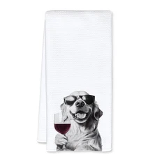 Golden Retriever Decor Kitchen Towels Dog Gift Dish Tea Towel 16x24 Inch