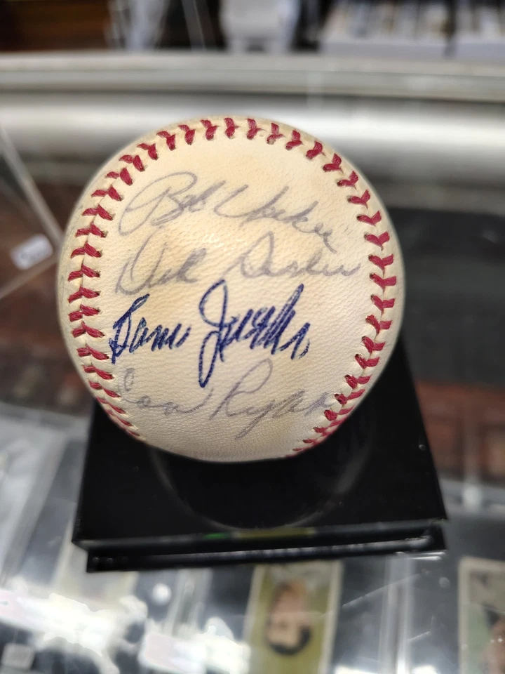 Spalding MLB Baseball SIGNED x14 Dizzy Dean, Bob Uecker, Slaughter, Mathews +++ - Image 4 of 4