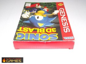 Sonic 3D Blast  COMPLETE BOX  - Sega Genesis - 35a