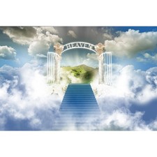Heaven Backdrop Stairway to Heaven Paradise Photography Backdrop for Heaven S...