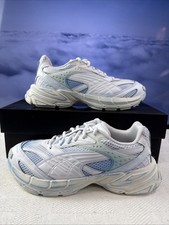 PUMA Velophasis Overdye Lace Up Mens Blue Sneakers Casual 39196601 Size 8