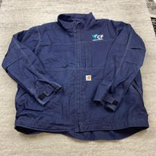 Carhartt FR Full Swing Jacket 2XLT Blue Flame Resistant Quick Duck CAT 102179