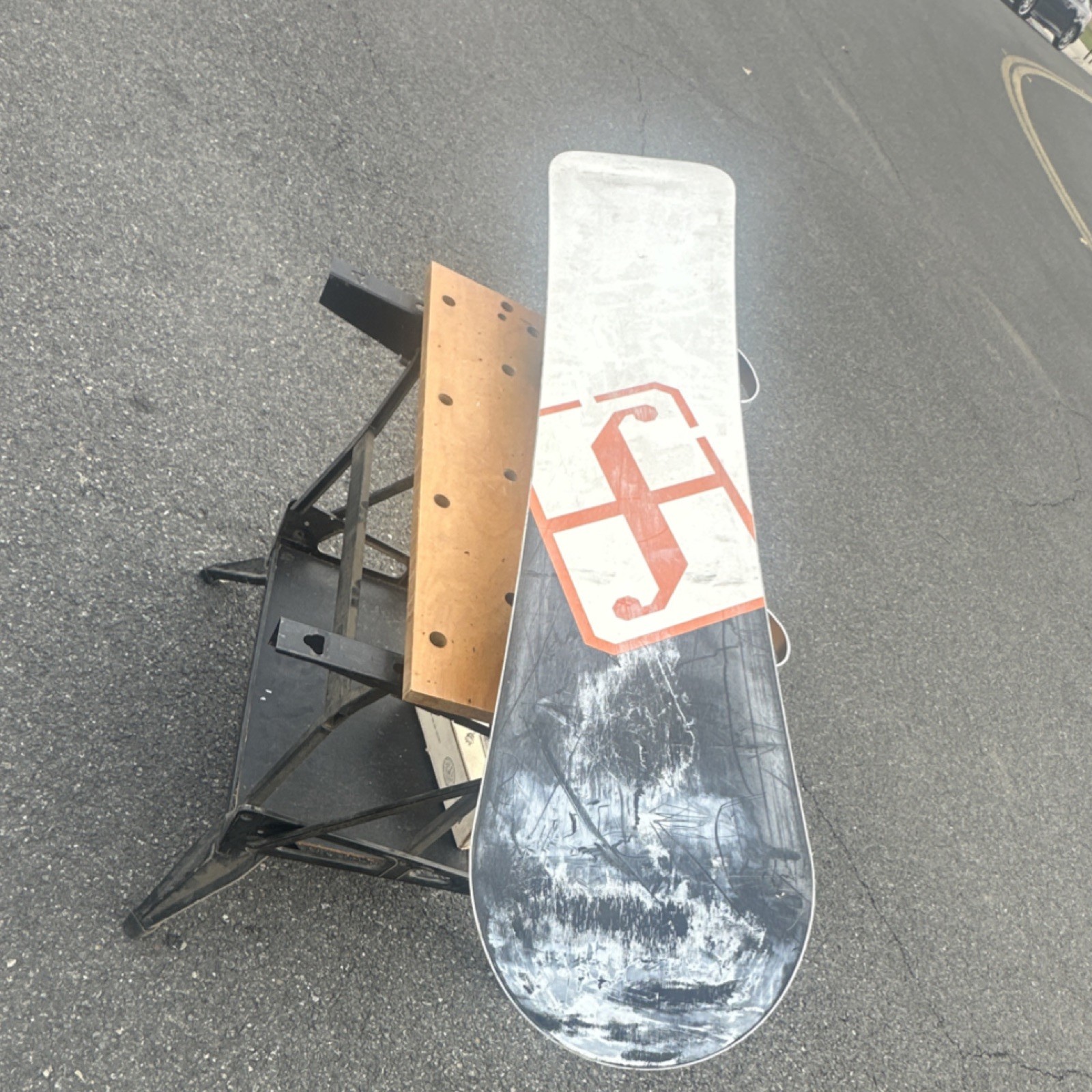 Gray Orange White Black With Bindings