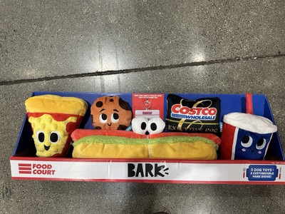 BARK box Costco Exclusive Limited Edition Food Court Dog Toy