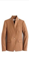 Women s J. Crew Parke Wool Blazer In Camel Brown Size 4