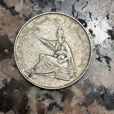 Moneta in argento 500 LIRE unità d'Italia 1861-1961