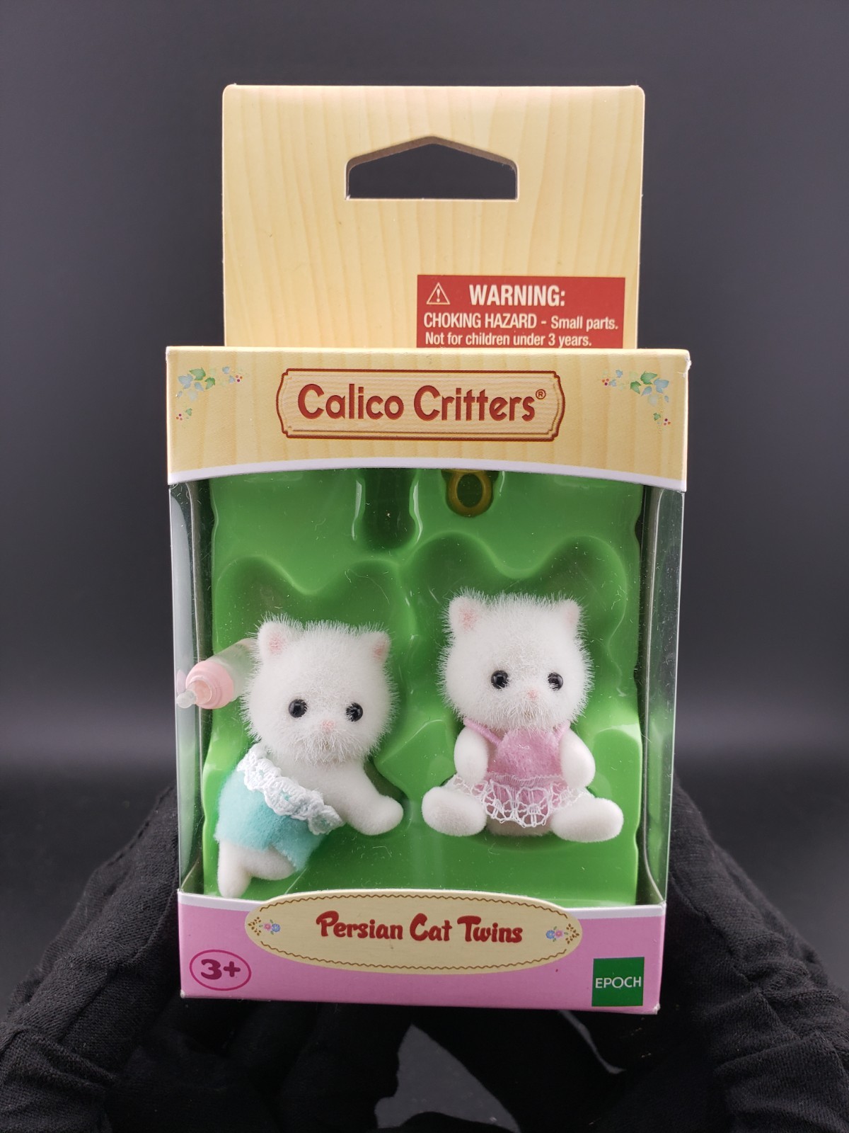 Calico Critters Sylvanian Families Baby Twins Persian Cat White CC1586