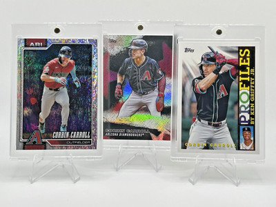 Corbin Carroll 2026 Topps Series 1 Holo Foil #314 + Profiles TP-6 + Stars of MLB