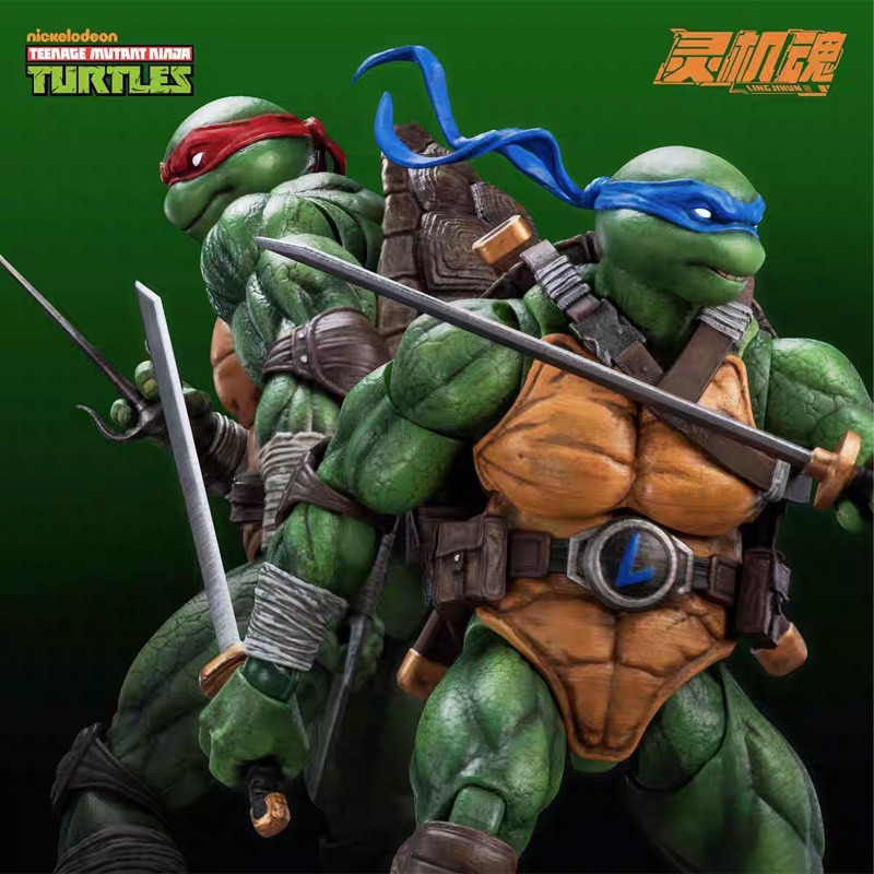 LING JIHUN Teenage Mutant Ninja Turtles Leonardo Raphael Action