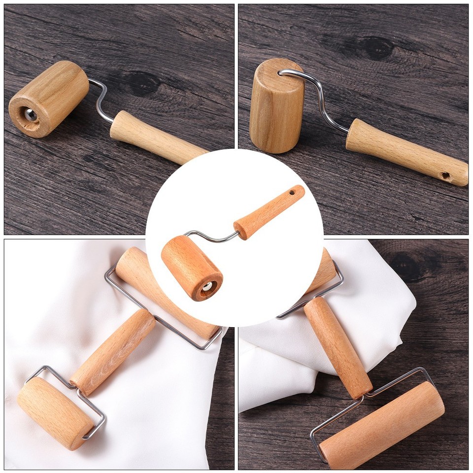 Mattarello Piccolo 2 Mattarelli Legno Per Pasta - Doppio Rullo Antiaderente Piccolo E Medio 489793