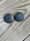WW1 German Prussian Eagle Military Button Uniform 1 1/16 30mm • Lot of 2