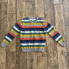 GAP KIDS CREWNECK LONG SLEEVE SWEATER sz L 100 COTTON MULTICOLOR