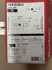 Tasselli Acciaio Fischer  FH II 12/50 H- lung. mm. 133 Conf. 25 Pz