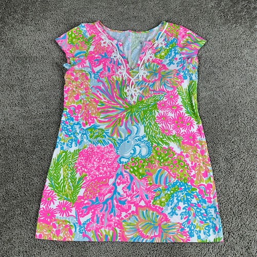 Jupe Skort Lilly Pulitzer Simone Luxletic - Taille XL Corail - Occasion Parfait état