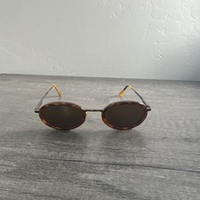 Giorgio Armani 258-S 1079 Brown Tortoise Metal Round Sunglasses 140 Italy