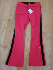 New Obermeyer Women's The Bond Sport Nylon Pants Red Style 15053 Size 8