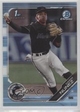 2019 Bowman Draft Chrome Sky Blue Refractor Nasim Nunez #BDC-141 15fy