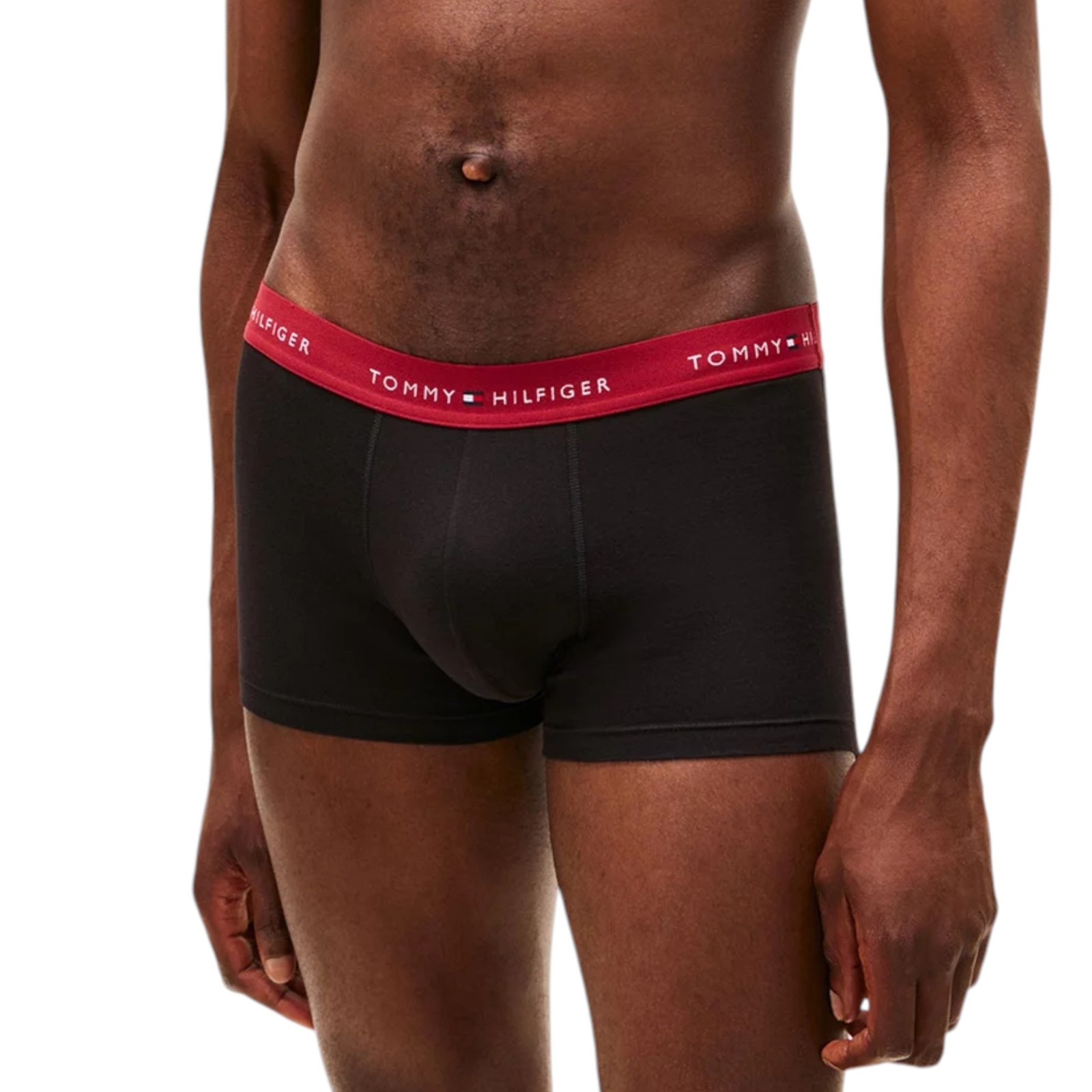 9 x Tommy Hilfiger Mens Essential Cotton Boxer Trunks Black Multi Underwear image 5