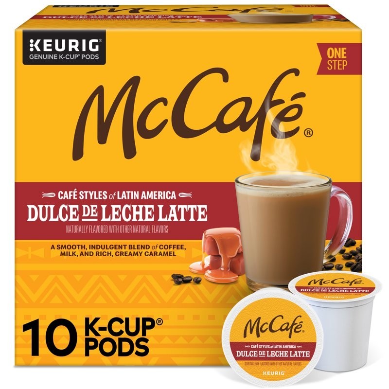 McCafe, Dulce de Leche One Step Latte Medium Roast K-Cup Cof
