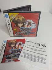 *NO GAME* Yu-Gi-Oh World Championship 2008 Nintendo DS Case And Manual Only