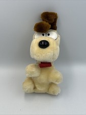 VTG 1983 Odie Sitting Dog Plush Stuffed Animal 8 Garfield Collectible- VGUC
