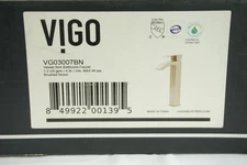 Vigo VG01015BN Satro Single-Handle Single Hole Bathroom Faucet READ
