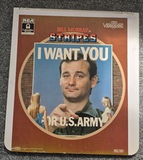 Stripes Retro Movie CED Videodisc