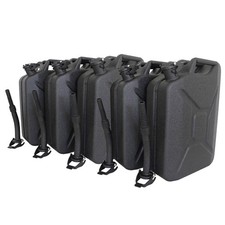 Metallkanister Benzinkanister Reservekanister 20l Ausgießer hammerschlag schwarz