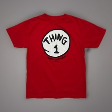 Universal Studios Dr. Seuss THING 1 Graphic T-Short Adult Size LARGE L NEW
