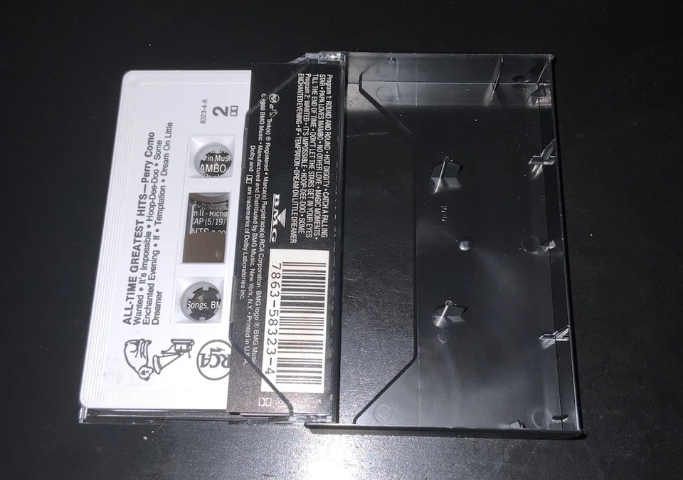 All-Time Greatest Hits by Perry Como (Cassette Tape, 1988, RCA Records) — 第 3/4 张图片