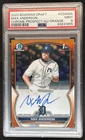 2023 Bowman Draft Max Anderson Chrome Auto Orange Refractor 1st #/25 PSA 9