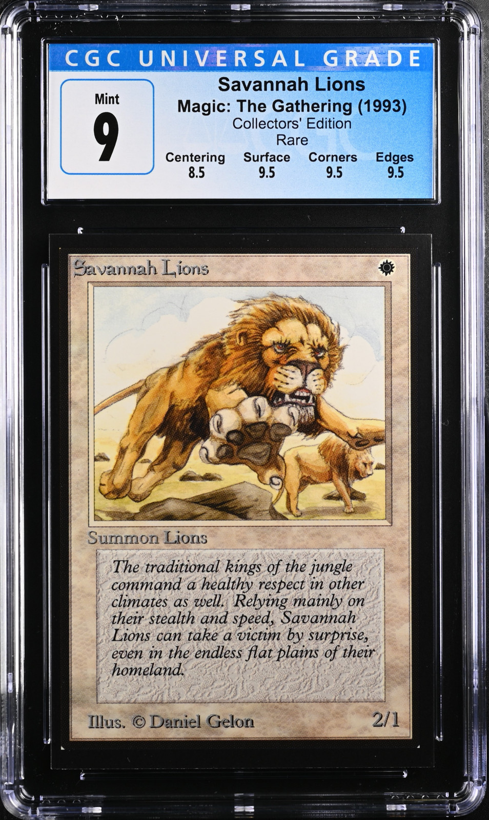 SAVANNAH LIONS Collectors Ed Rare CGC 9 MTG [Nostalgium] | eBay