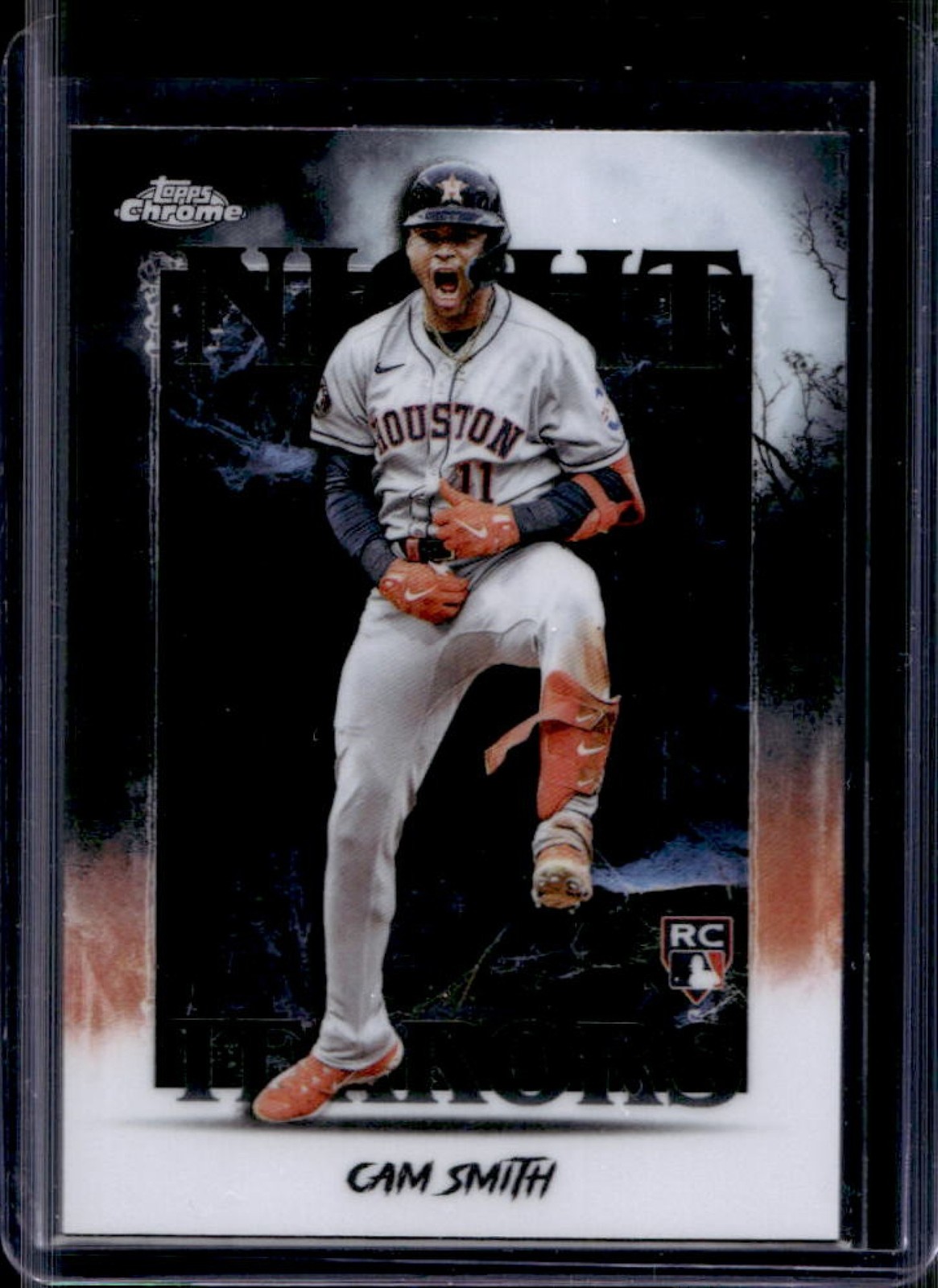 2025 Topps Chrome Update Cam Smith Night Terrors RC Rookie #NT-19 Astros