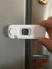 2 Pack Child Proof Refrigerator Locks White Fridge Cabinet Drawer Safety Locks