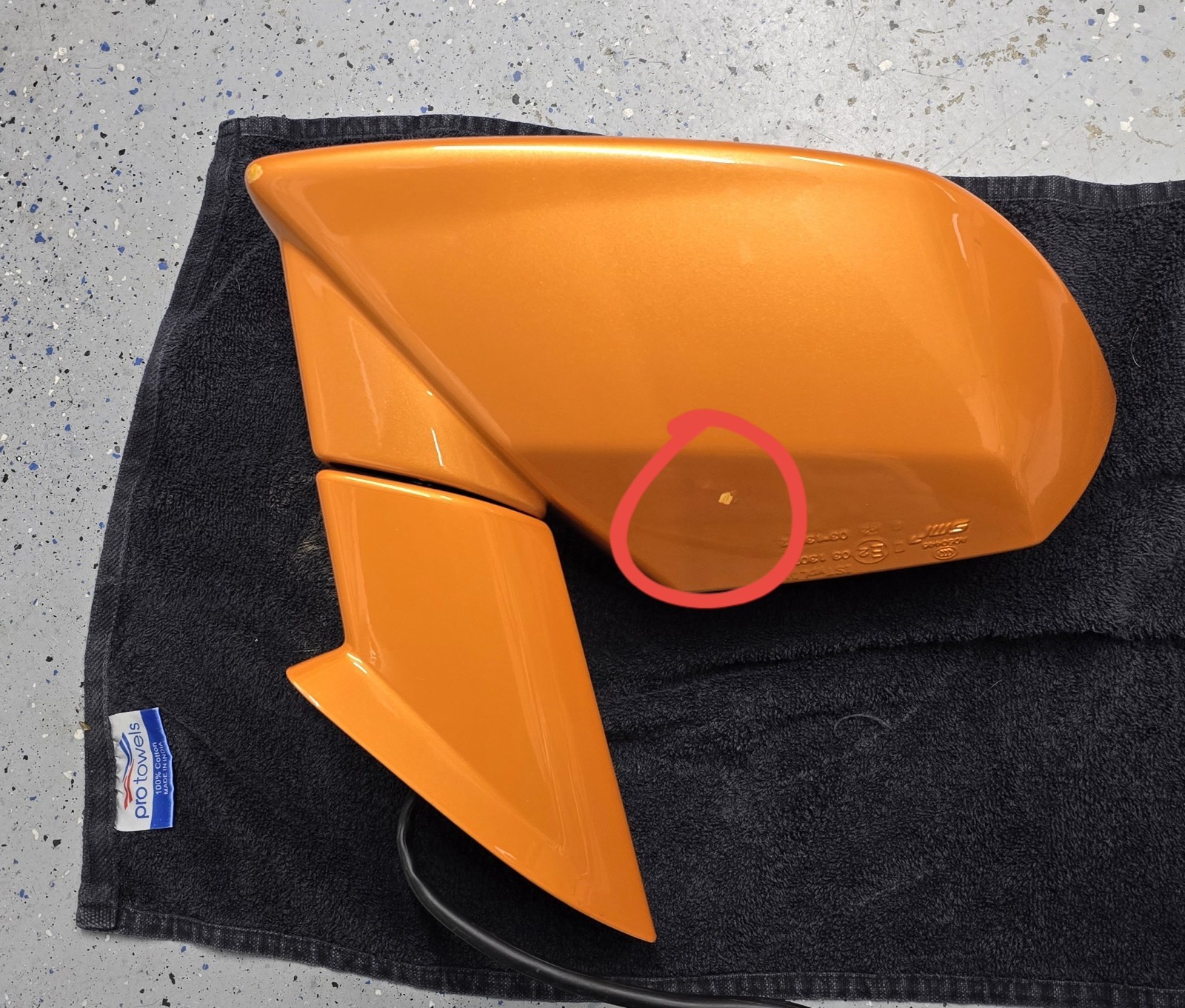 Lamborghini Huracan Driver Left Door Mirror 4T0857507A  