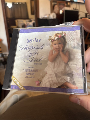 Footprints In The Sand - Audio CD By Cristy Lane - VG Condition Fast Shipping !