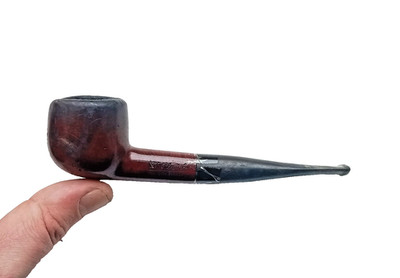 Vintage 60er Jahre Dr Plumb polierte Holzpfeife London