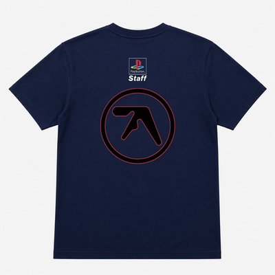 90s APHEX TWINS 'PLAYSTATION STAFF' NAVY T-SHIRT | eBay
