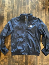 Helly Hansen Men's -Softshell Jacket Medium, Full Zip, Windbreaker - Navy L