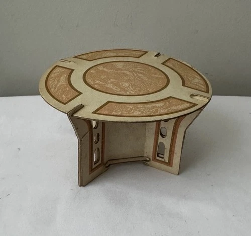 Vintage Barbie Fashion Shop Cardboard Round Table 1960s Furniture