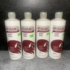 4 Lot Infusium 23 Maximum Body Formula Pro-Vitamin Shampoo Fine Limp Hair-20 oz